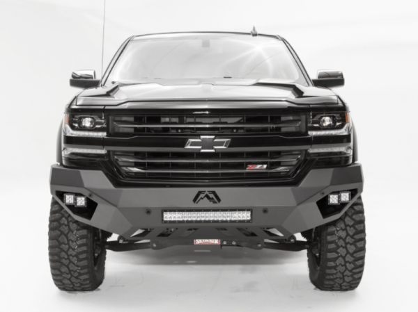 Fab Fours - Fab Fours CS07-D2051-1 Vengeance Front Bumper with No Guard Chevy 1500 2007-2013