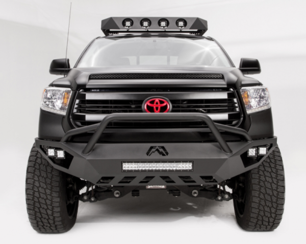 Fab Fours - Fab Fours CS07-D2052-1 Vengeance Front Bumper with Pre-Runner Guard  Chevy 1500 2007-2013