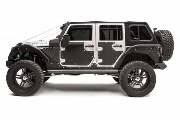 Fab Fours - Fab Fours JK3000-1 Front Door Skin Jeep Wrangler JK 2007-2017