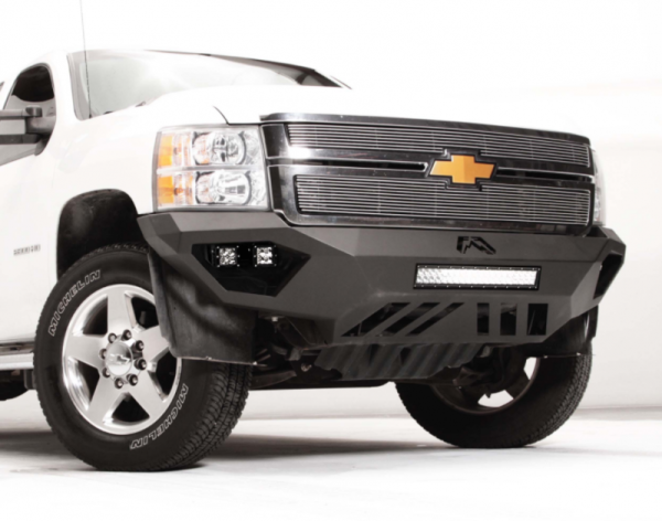 Fab Fours - Fab Fours CH11-V2751-1 Vengeance Front Bumper with No Guard Chevy 2500HD/3500 2011-2014