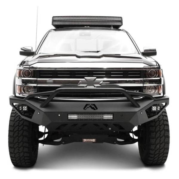 Fab Fours - Fab Fours CH11-V2752-1 Vengeance Front Bumper with Pre-Runner Guard Chevy 2500HD/3500 2011-2014