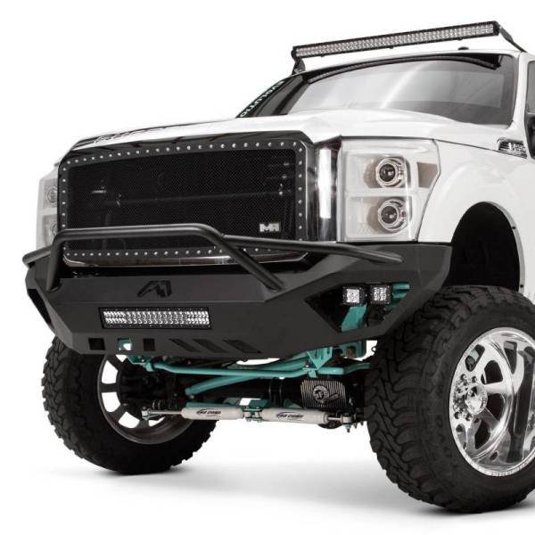 Fab Fours - Fab Fours FS11-V2652-1 Vengeance Front Bumper with Pre-Runner Guard Ford F450/F550 2011-2016