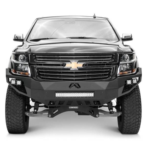 Fab Fours - Fab Fours CS15-D3551-1 Vengeance Front Sensor Bumper with No Guard Chevy Suburban 2015-2017