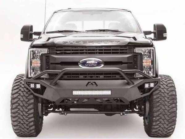 Fab Fours - Fab Fours FS17-V4252-1 Vengeance Front Bumper with Pre-Runner Guard Ford F450/F550 2017