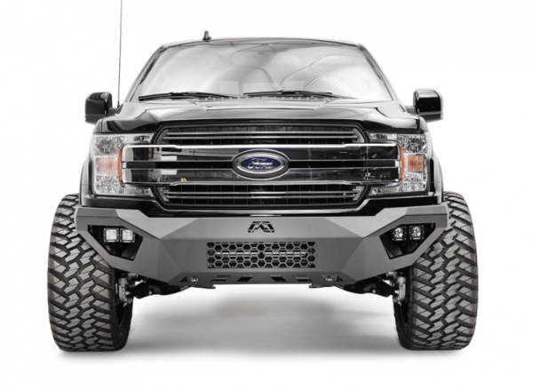 Fab Fours - Fab Fours FF18-D4551-1 Vengeance Front Bumper with No Guard Ford F150 2018-2019