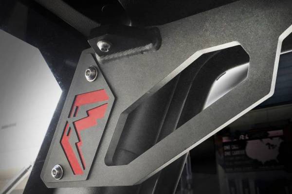 Fab Fours - Fab Fours JK1050-1 Front Grab Handles Jeep Wrangler JK 2007-2017