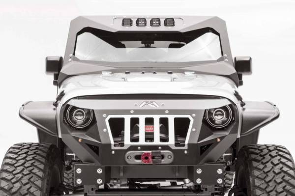 Fab Fours - Fab Fours JK3021-1 Front ViCowl Insert Jeep Wrangler JK 2007-2017