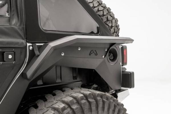 Fab Fours - Fab Fours JK1005-1 Rear Fender Flare 2007-2017 4 Door Jeep Wrangler JK