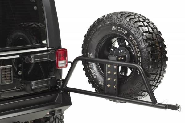 Fab Fours - Fab Fours JP-Y1251T-1 Rear Tire Carrier (needs base bumper) 1997-2017 Jeep TJ/LJ/JK