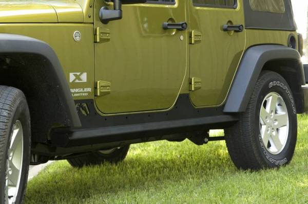 Fab Fours - Fab Fours JK07-G1250-1 Unlimited Rock Sliders Jeep Wrangler JK 2007-2017