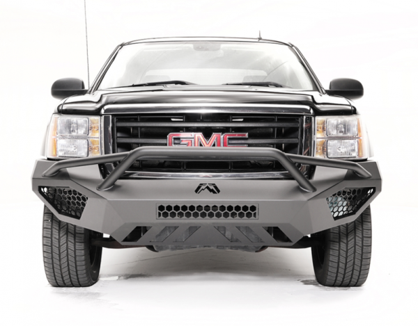 Fab Fours - Fab Fours GS07-D2152-1 Vengeance Front Bumper with Pre-Runner Guard GMC 1500 2007-2013