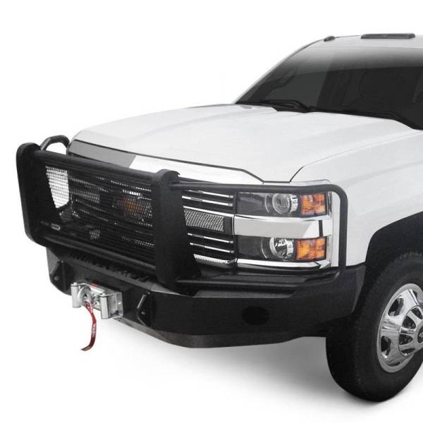 Iron Cross - Iron Cross 24-515-16 Winch Front Bumper with Grille Guard Chevy Silverado 1500 2016-2018