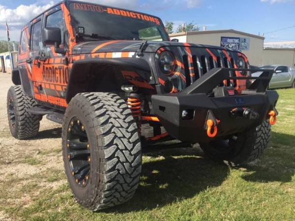 Hammerhead Bumpers - Hammerhead 600-56-0627 Stubby X-Series Pre-Runner Front Bumper Jeep Wrangler JK 2007-2018