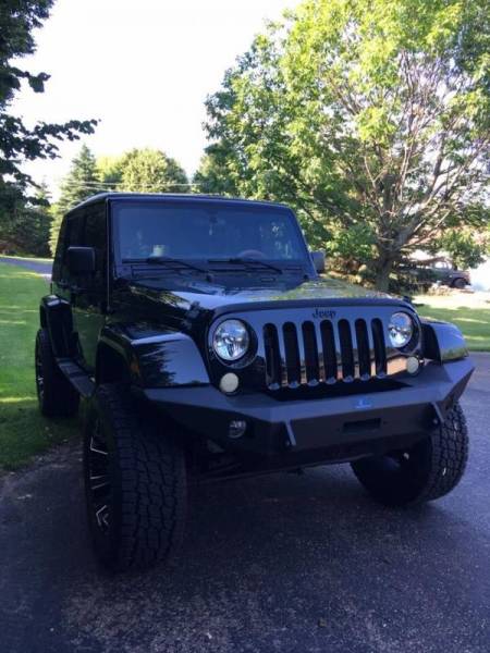 Hammerhead Bumpers - Hammerhead 600-56-0652 Full Width Front Bumper Jeep Wrangler JK 2007-2018