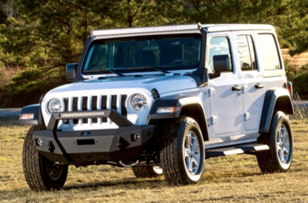 Hammerhead Bumpers - Hammerhead 600-56-0757 Stubby Pre-Runner Front Bumper Jeep Wrangler JL 2018-2019