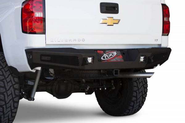 Addictive Desert Designs - ADD R287301280103 HoneyBadger Rear Bumper Chevy Silverado 1500 2014-2018