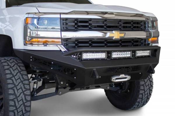 Addictive Desert Designs - ADD F367382840103 Honey Badger Winch Front Bumper Chevy Silverado 1500 2016-2018