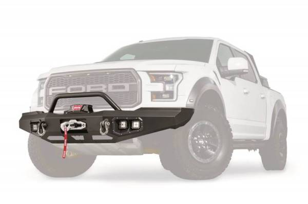 Warn - Warn 99850 Ascent Front Bumper with Baja Bar F150 2015-2017