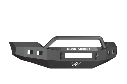 Road Armor - Road Armor 617F4Z-NW Front Stealth Non-Winch Bumper with Square Light Holes + Pre-Runner Ford F250/F350 2017-2018 *RAW*