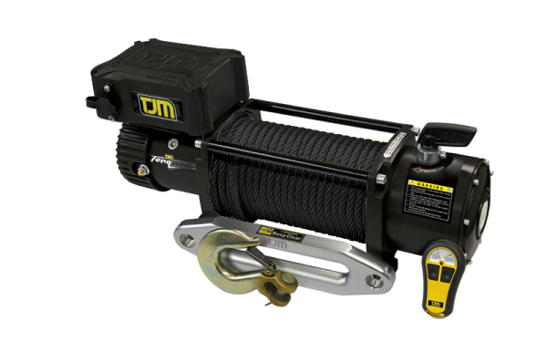 TJM - TJM 947TQBK12D 12K Torq Winch with Synthetic Rope