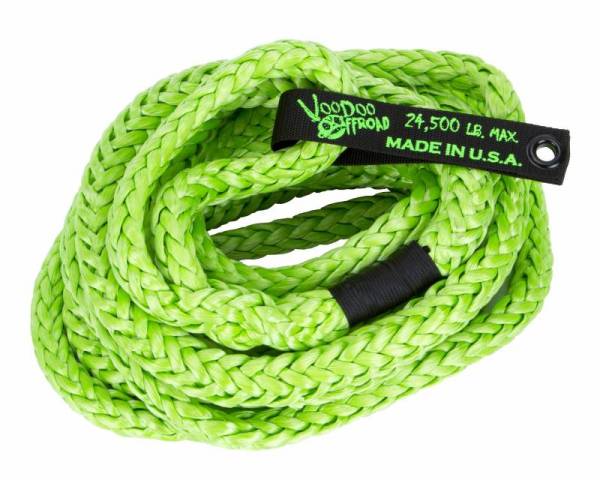 VooDoo Offroad - VooDoo Offroad 1300008 3/4" x 20' Truck/Jeep Kinetic Recovery Rope Green with rope bag