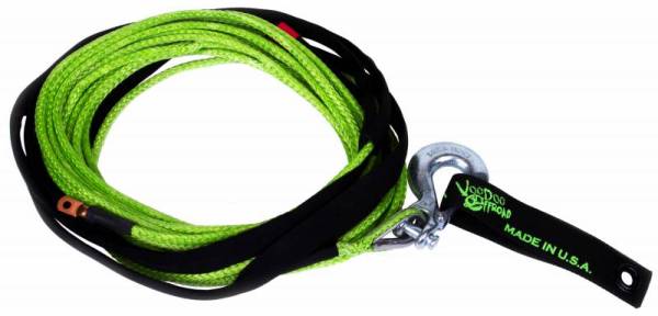 VooDoo Offroad - VooDoo Offroad 1400001 1/4" x 50' UTV Winch Line Green