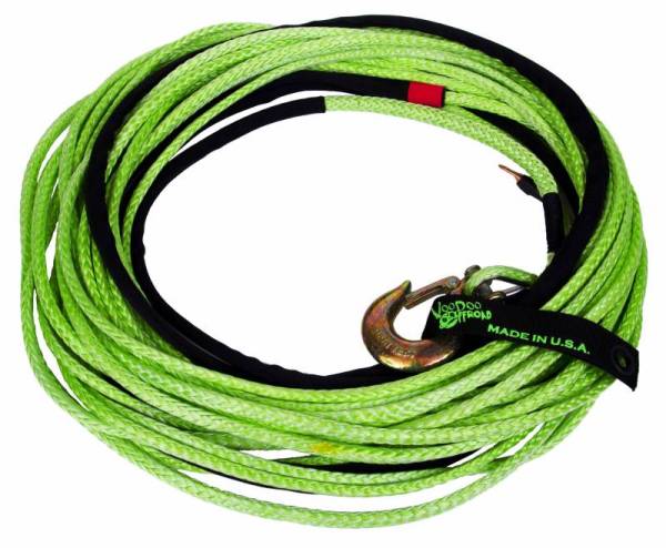 VooDoo Offroad - VooDoo Offroad 1400003 3/8" x 80' Truck/Jeep Winch Line Green