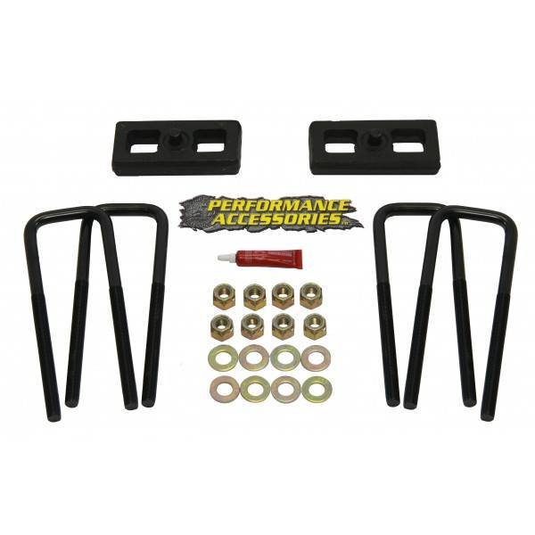 Performance Accessories - Performance Accessories PABK01PA 1" Lift Block & U-Bolt Kit