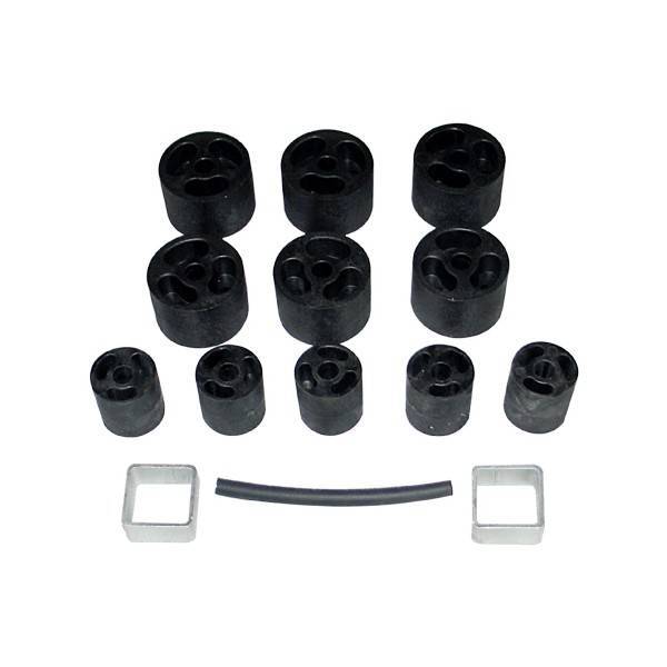 Performance Accessories - Performance Accessories PA932A 2" Body Lift Kit Jeep Wrangler 1986-1995