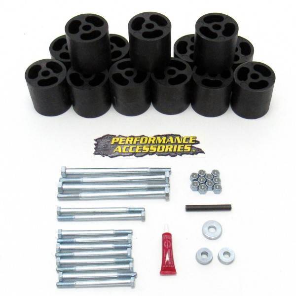 Performance Accessories - Performance Accessories PA653 3" Body Lift Kit Dodge Ram 1987-1993