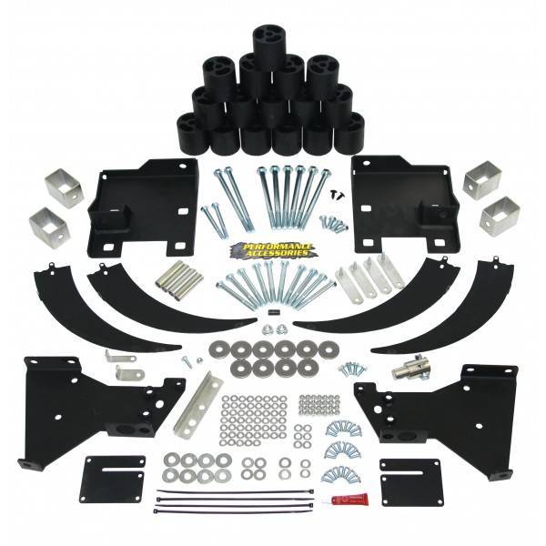 Performance Accessories - Performance Accessories PA10333 Body Lift Kit Chevy/GMC 2500/3500 HD 2015-2015