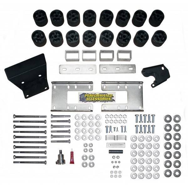 Performance Accessories - Performance Accessories PA60203 3" Body Lift Kit Dodge Ram 1500 2009-2018