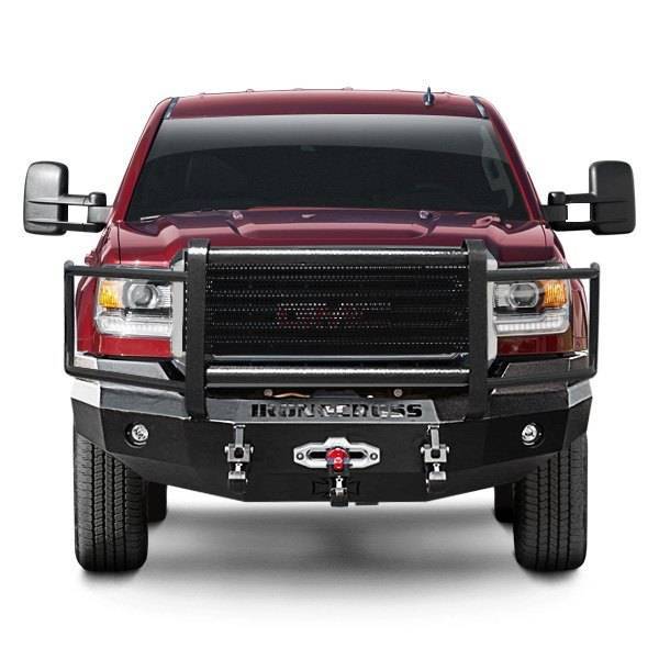 Iron Cross - Iron Cross 24-315-16 Winch Front Bumper with Grille Guard GMC Sierra 1500 2016-2018