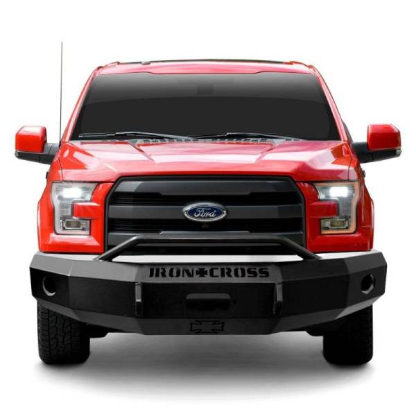 Iron Cross - Iron Cross 22-415-18 Winch Front Bumper with Push Bar Ford F150 2018-2019