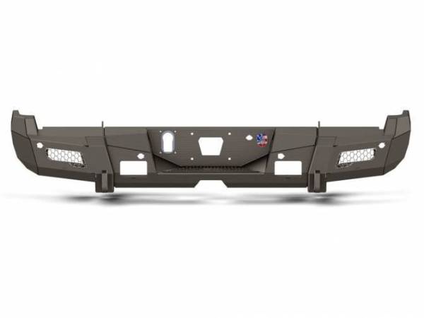 Road Armor - Road Armor 3152DR-B0-P2-MH-BH Identity Rear Bumper with Shackle Mounts and Hyve Mesh Raw Steel Chevy Silverado 2500HD/3500 2015-2019