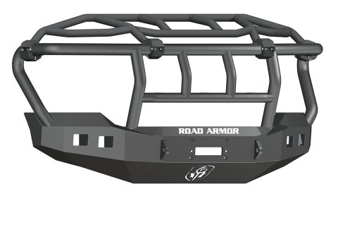 Road Armor - Road Armor 6114R3B Stealth Front Winch Bumper Intimidator Guard Ford F250/F350 2011-2016