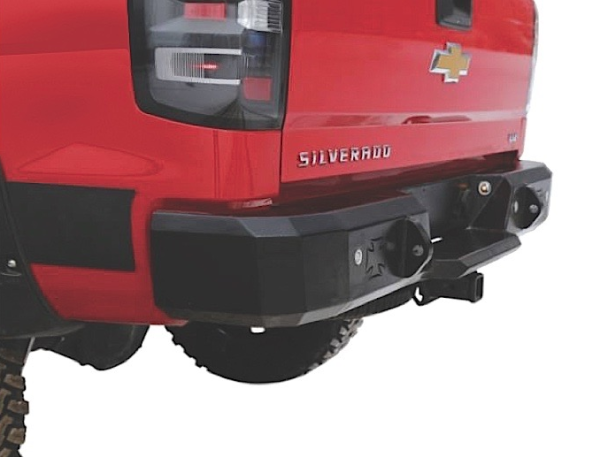 Iron Cross - Iron Cross 21-525-15-S Rear Bumper with Sensor Holes GMC Sierra 2500HD/3500 2015-2019