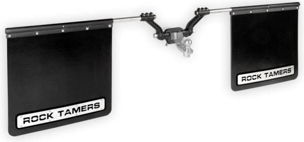 Rock Tamers - Rock Tamers 00108 Adjustable Mud Flap System for 2" Receiver
