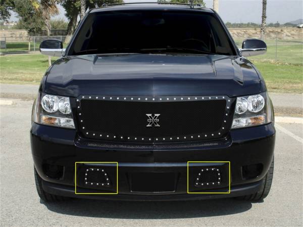 T-Rex Grilles - T-Rex Grilles 6720511 X-Metal Series Studded Bumper Grille Insert