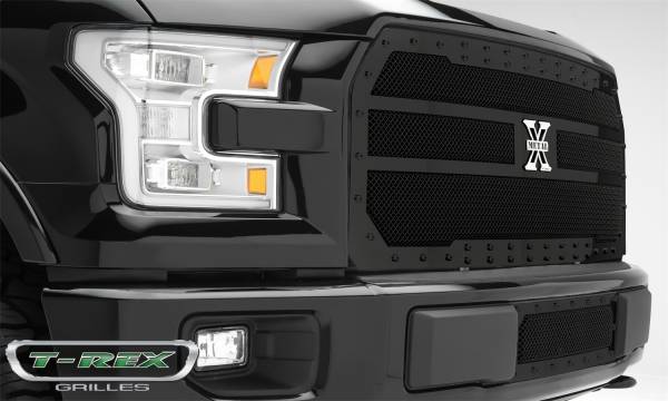 T-Rex Grilles - T-Rex Grilles 6715731-BR Stealth X-Metal Series Mesh Grille Assembly