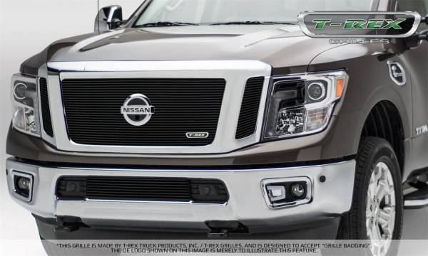 T-Rex Grilles - T-Rex Grilles 20785B Billet Series Bumper Grille Insert