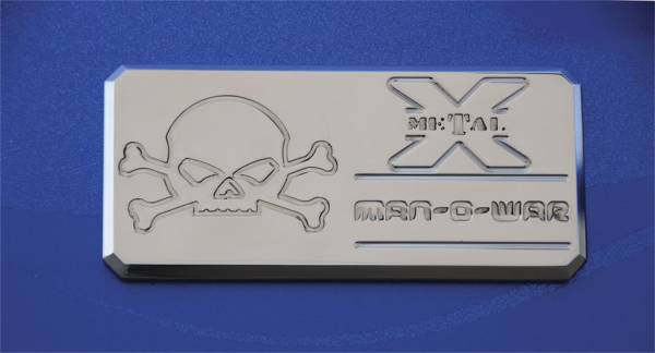 T-Rex Grilles - T-Rex Grilles 6800012 X-Metal Series Man-O-War Body Side Badge