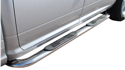 Luverne - Luverne 440923 4" Stainless Steel Oval Nerf Bars 2009-2012 Ford F150 Super Crew