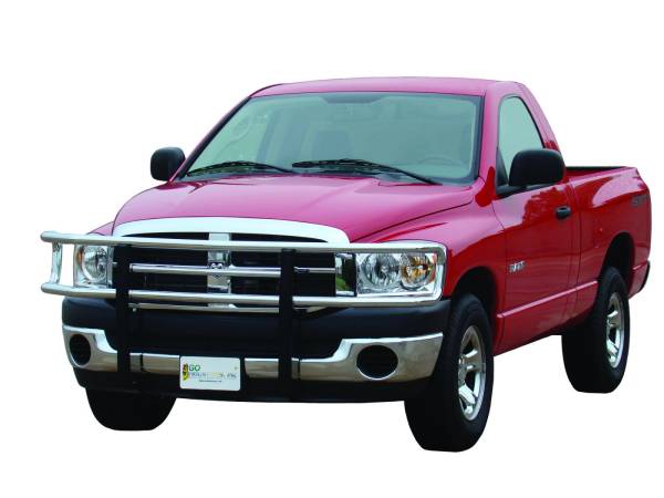 GO Industries - Go Industries 77613 Chrome Big Tex Grille Guard Dodge Ram 1500 with Tow Hooks 2009-2012