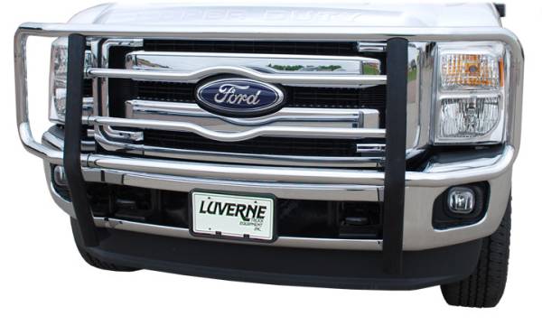 Luverne - Luverne 341120/341123 Black 2" Grille Guard Ford Super Duty 2011-2013