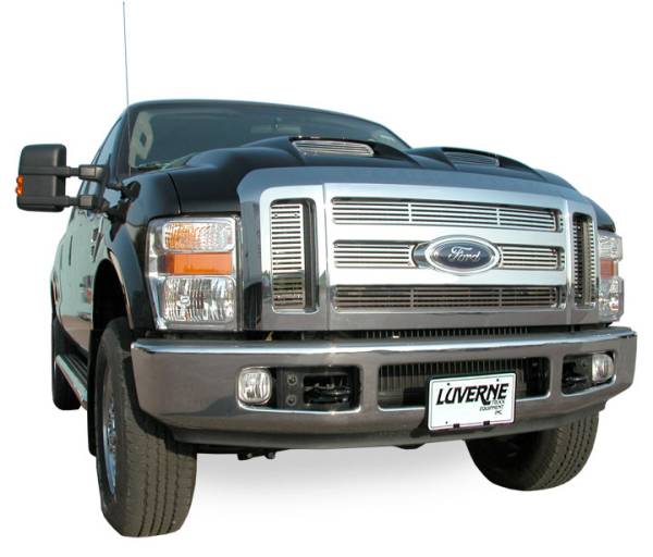Luverne - Luverne 230422 Horizontal Stainless Steel Grill Insert 2004-2008 Ford F150 with Bars Style Grille 6 pieces