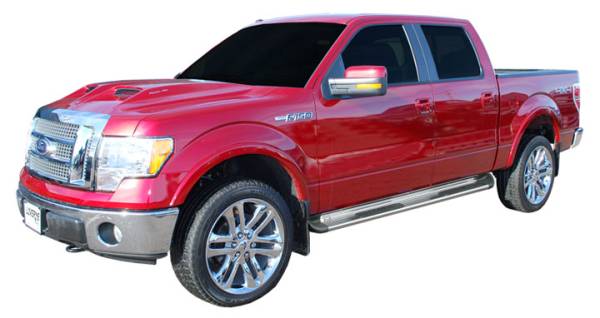 Luverne - Luverne 480923 Stainless Steel Running Boards Ford F150 Super Crew 2009-2013 Pair