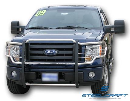 Steelcraft - Steelcraft 51297 Stainless Steel Grille Guard Ford F150 (2004-2008)