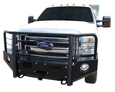 Luverne - Luverne 180822 Black Defender Series Front Bumper Ford HD 2007-2013