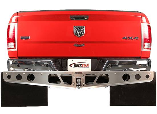 Rockstar Hitch Mud Flaps - Rockstar Hitch Mud Flaps A1020041 Smooth Mill Chevy/GMC 1500 2014-Up